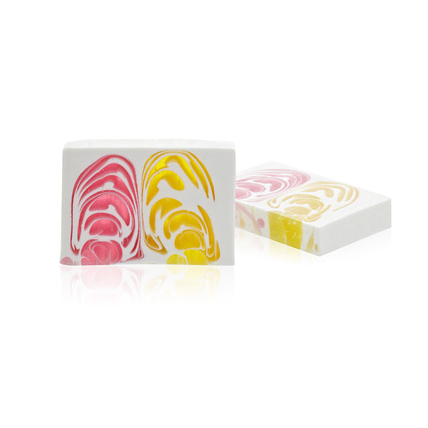 Hand-crafted  Soap - Orchid - Slice 115g approx