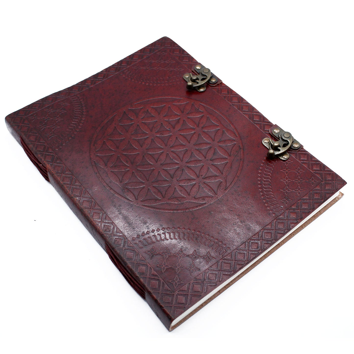 Huge Flower of Life Leather Book (200 pages)