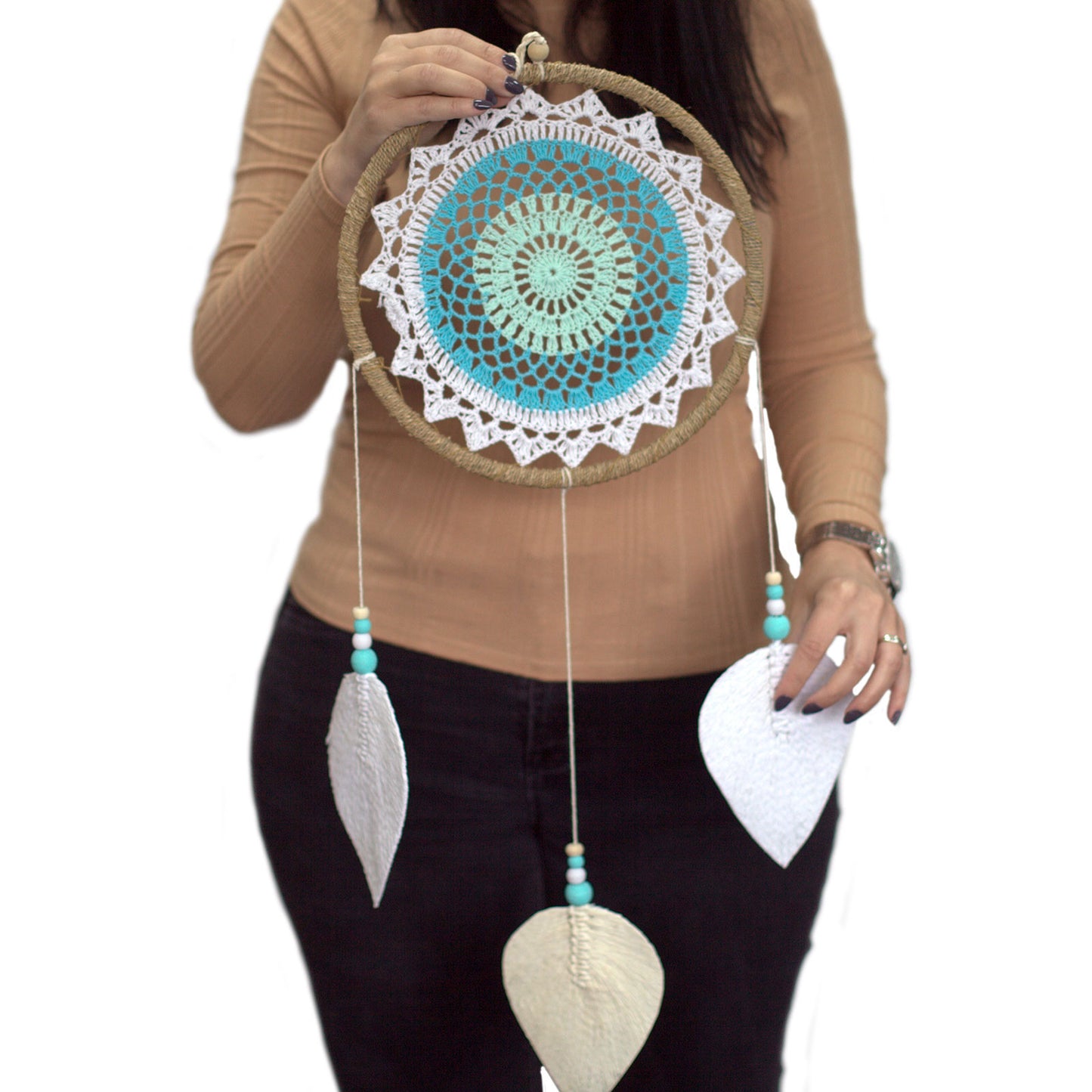 Dream Catcher - Large Turquoise Elemental Spirits