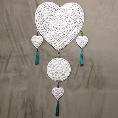 Aluminium Wind Catcher - Hearts