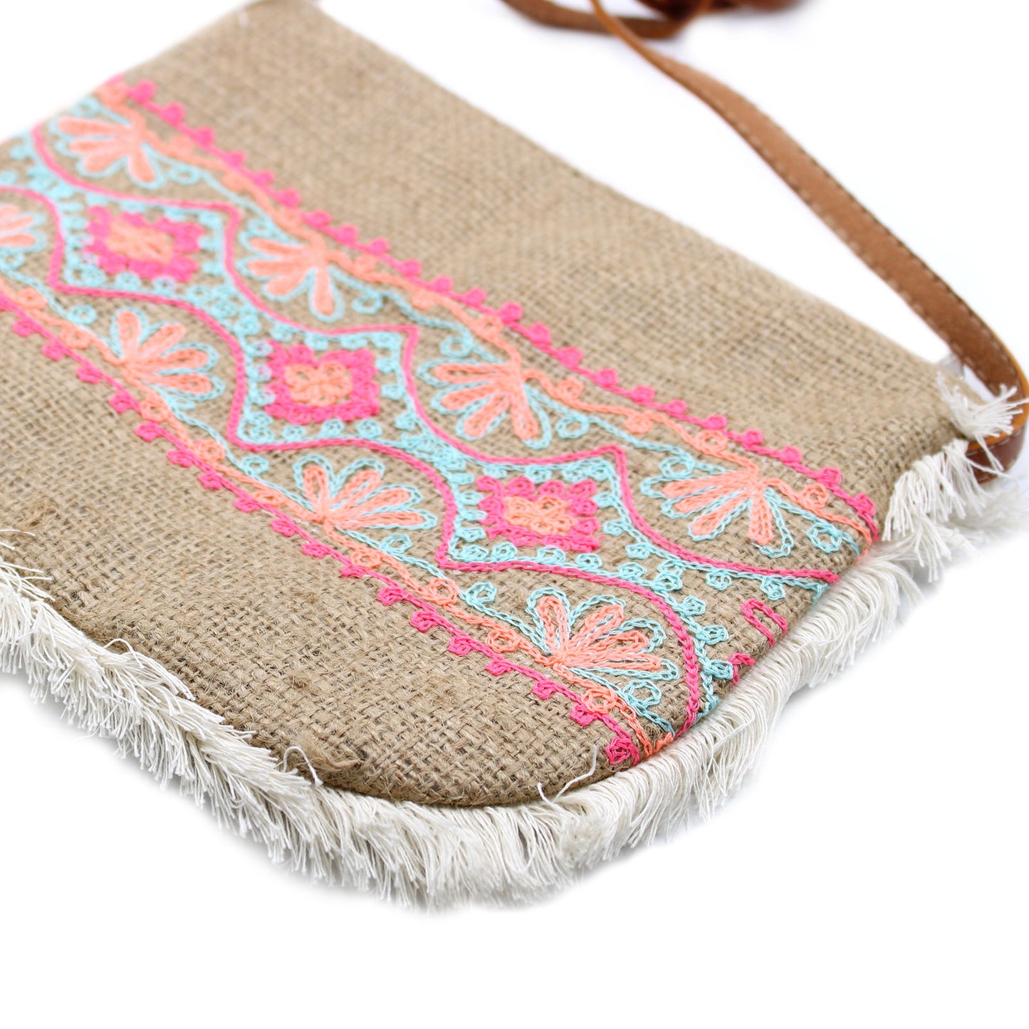 Fab Fringe Bag - Summer Pattern Embroidery