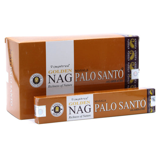 Golden Nag - Palo Santo Incense Sticks