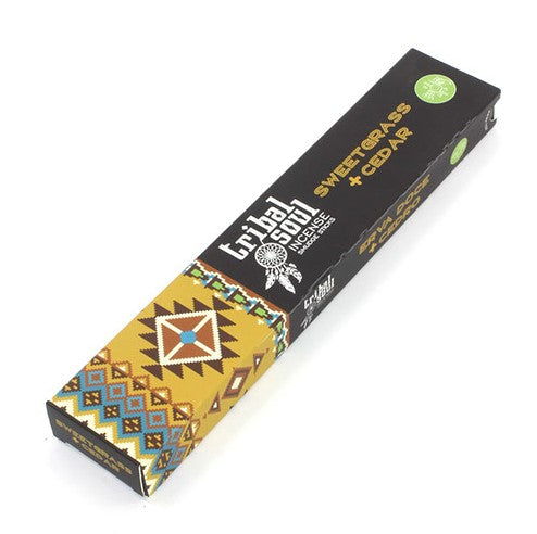 Tribal Soul Incense Sticks - Sweert Grass + Cedar