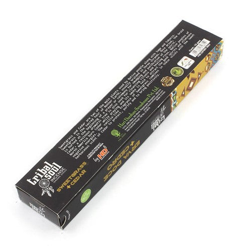 Tribal Soul Incense Sticks - Sweert Grass + Cedar