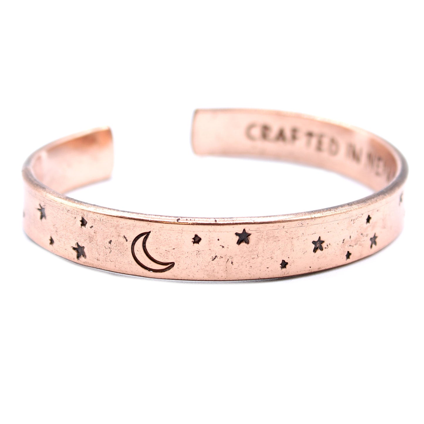 Inspiration Bracelet - Copper Snrise, Galaxy, Stars, Earth