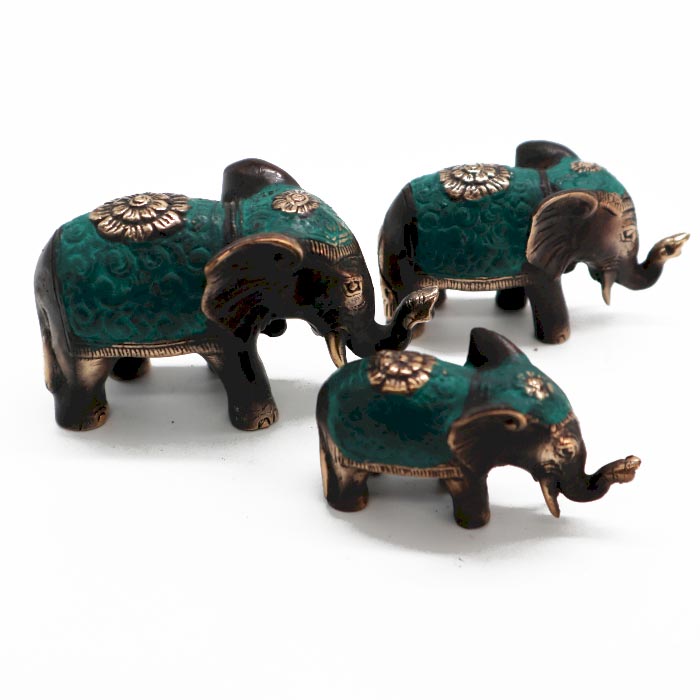 Set of 3 - Lucky Elephants