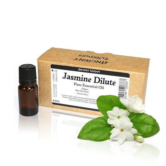 10x 10ml Jasmine Dilute Essential Oil  Customisable