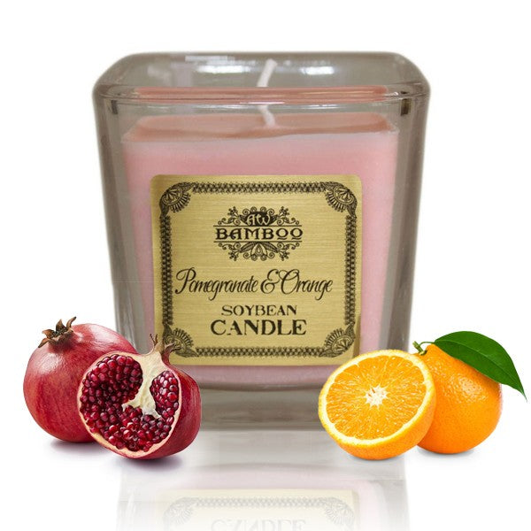 Soybean Candle - Pomegranate & Orange