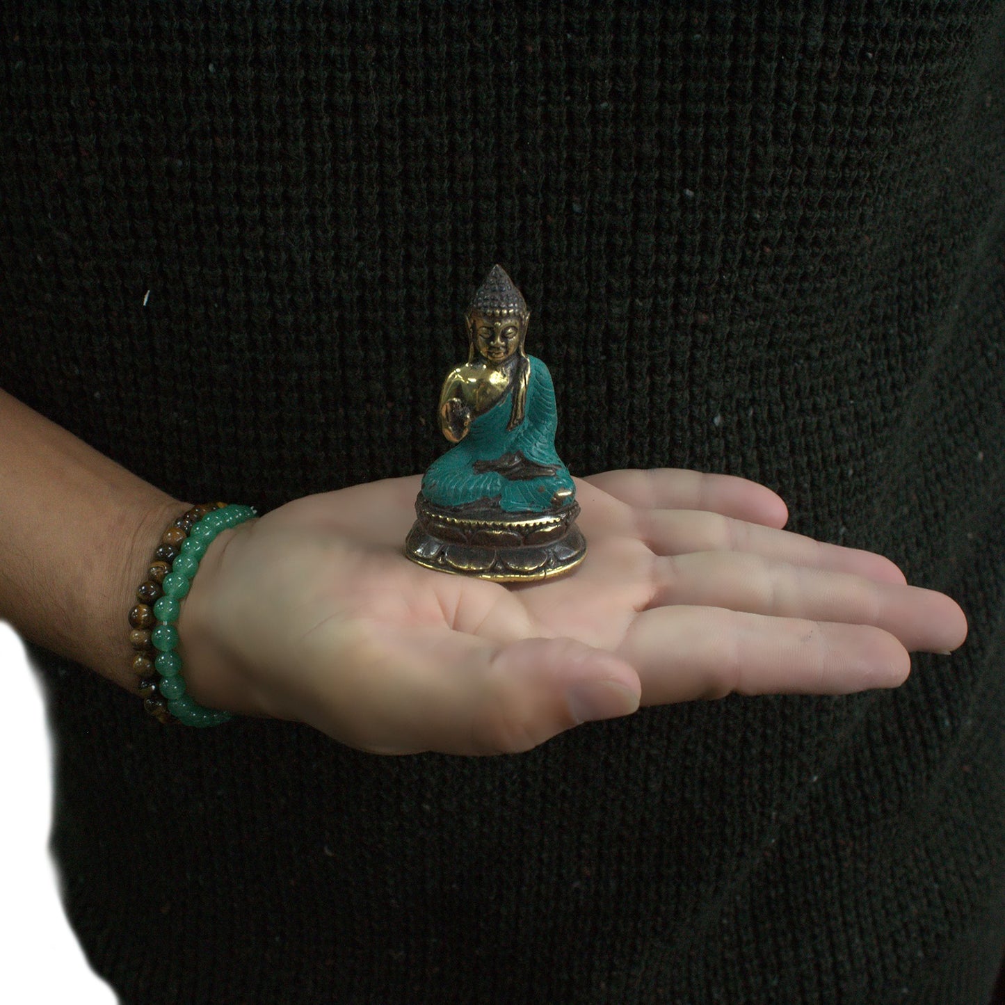 Mini Hand Up Sitting Buddha