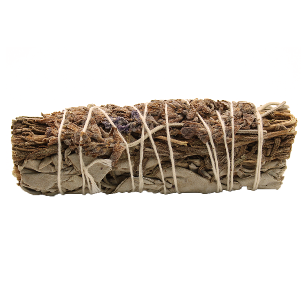 Smudge Stick (California) - White Sage & Eucalyptus 10 cm