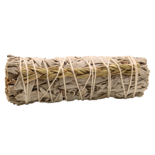 Smudge Stick (Mexico) - White Sage & Sweetgrass 10cm