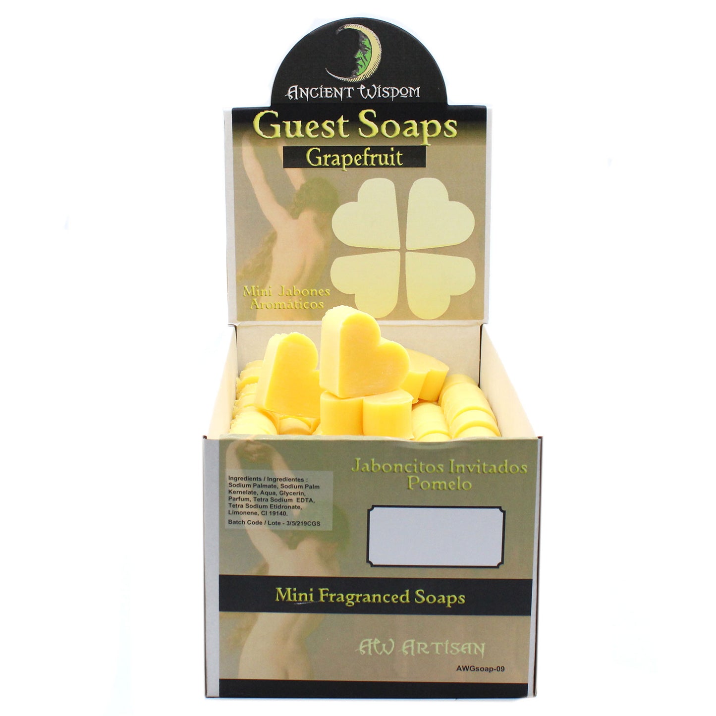 Heart Guest Soaps - Grapefruit (10 Pack)