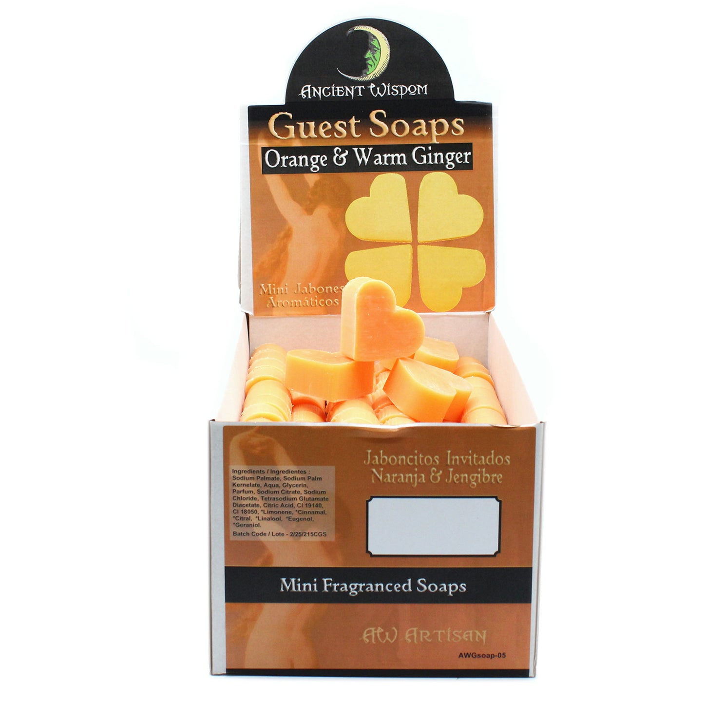 Heart Guest Soaps - Orange & Warm Ginger (10 Pack)