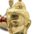 Brass Buddha Figure - Lrg Head - 11.5 cm