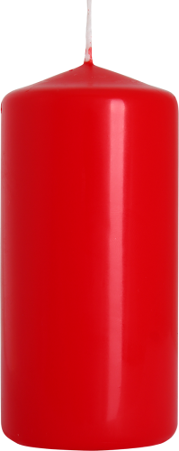 Pillar Candle 50x100mm - Red (8 Pack)