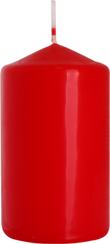 Single Pillar Candle 60x100mm - Red