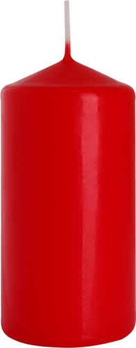 Single Pillar Candle 60x120mm - Red