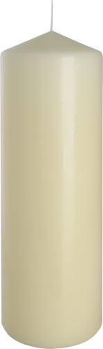 Pillar Candle 80x250mm - Ivory (6 Pack)