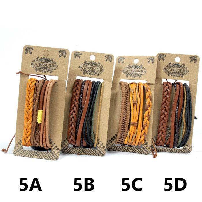 Masculine Bracelet Sets - Tanned & Interesting (asst)