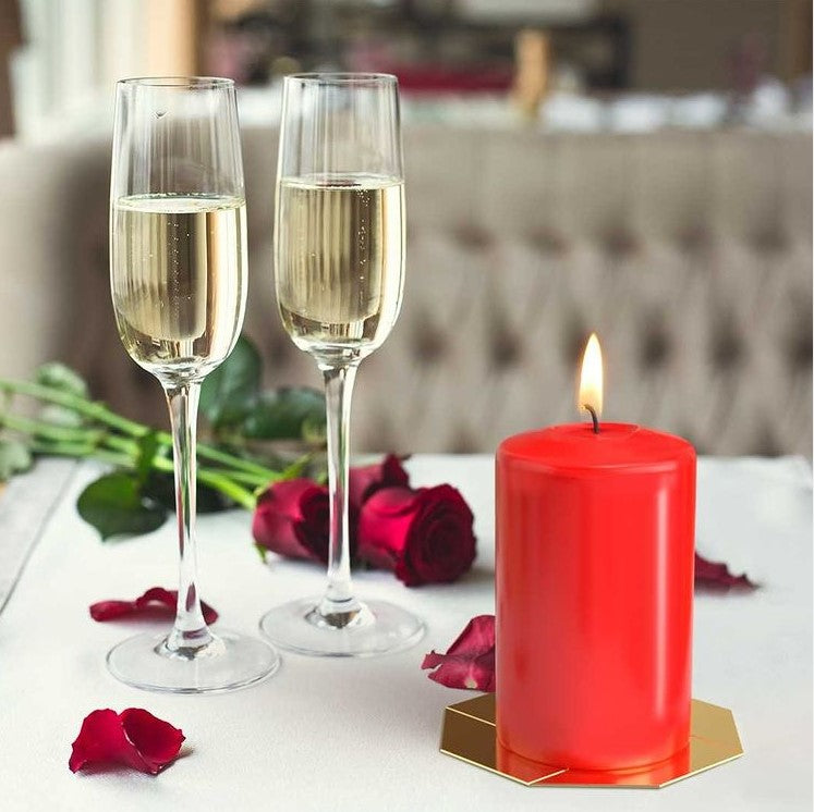 Single Pillar Candle 80x250mm - Red