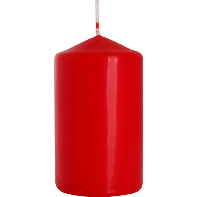 Pillar Candle 60x100mm - Red (6 Pack)