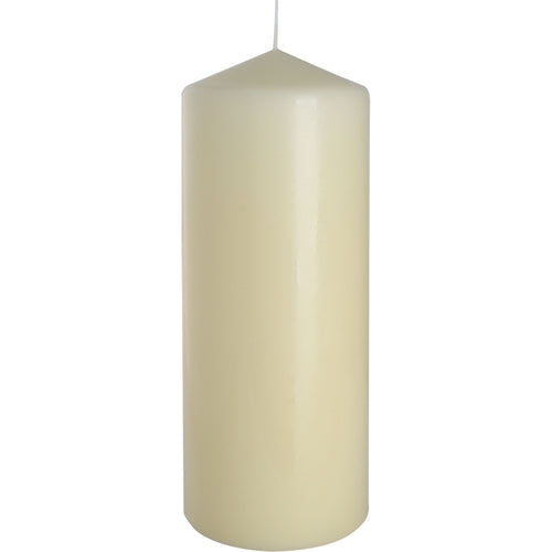 Pillar Candle 80x200mm - Ivory (6 Pack)