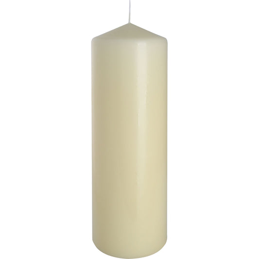 Single Pillar Candle 80x250mm - Ivory