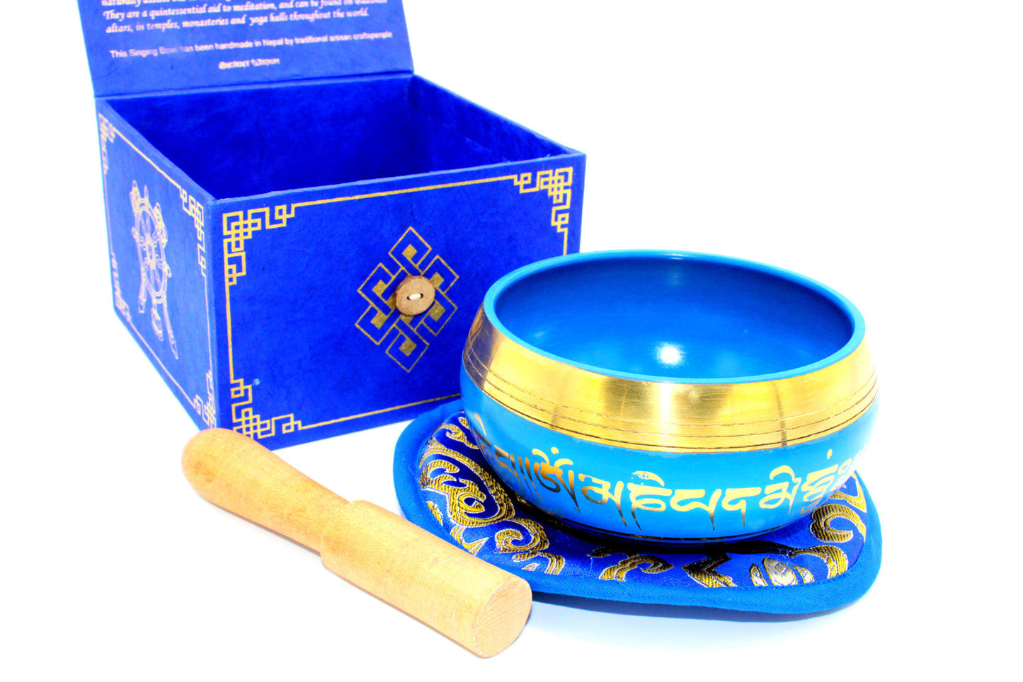 Medicine Buddha Singing Bowl Set 10cm (min 500gm)