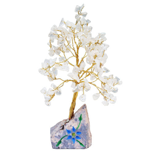 Clear Quartz Gemstone Tree - 160 Stones