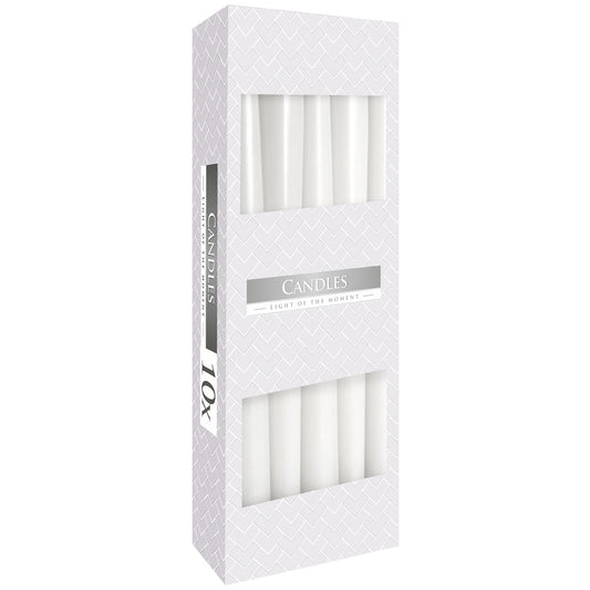 Taper Candle - White (10 Pack)