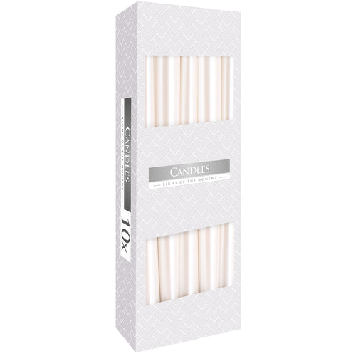Taper Candle - Pearl (10 Pack)