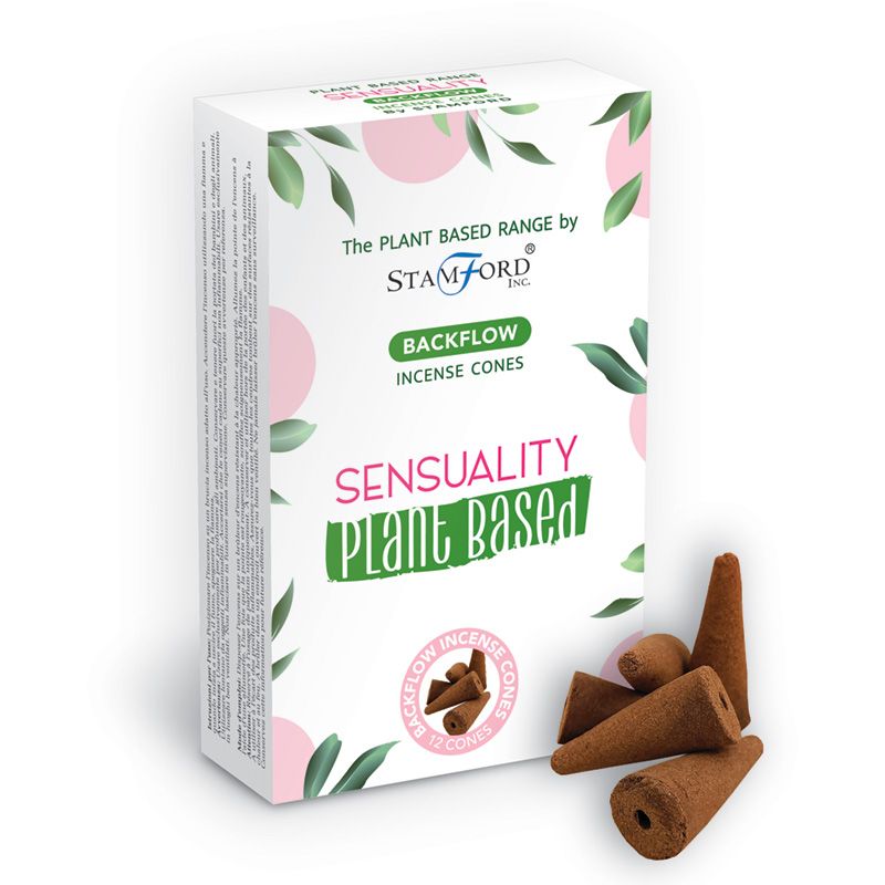 Plant Based Backflow Incense Cones - Sensuality