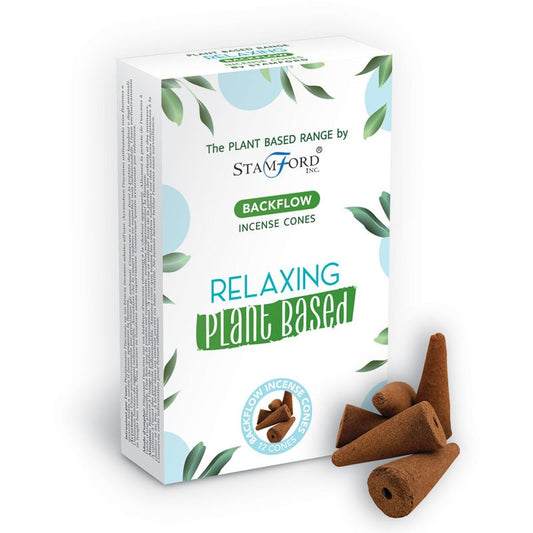 Plant Based Backflow Incense Cones - Relaxing