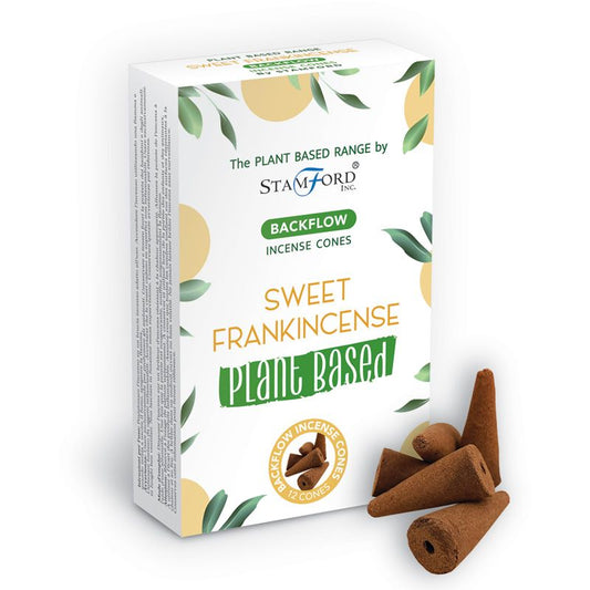 Plant Based Backflow Incense Cones - Sweet Frankincense