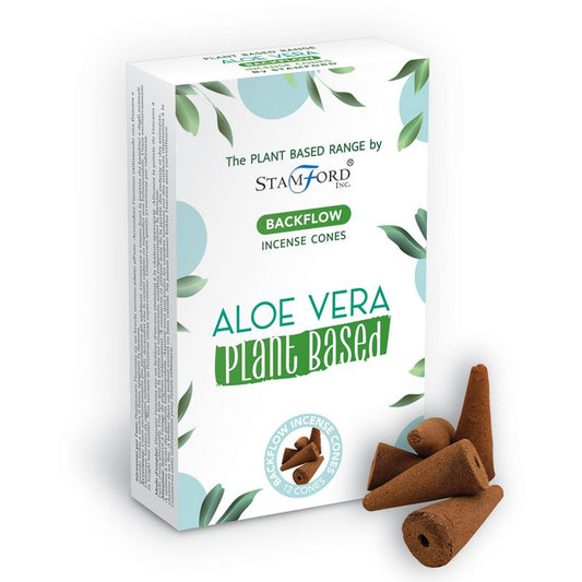 Plant Based Backflow Incense Cones - Aloe Vera