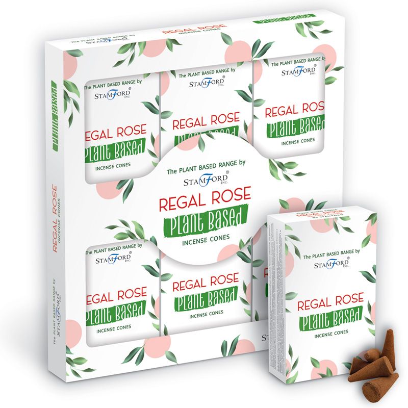 Plant Based Incense Cones - Regal Rose