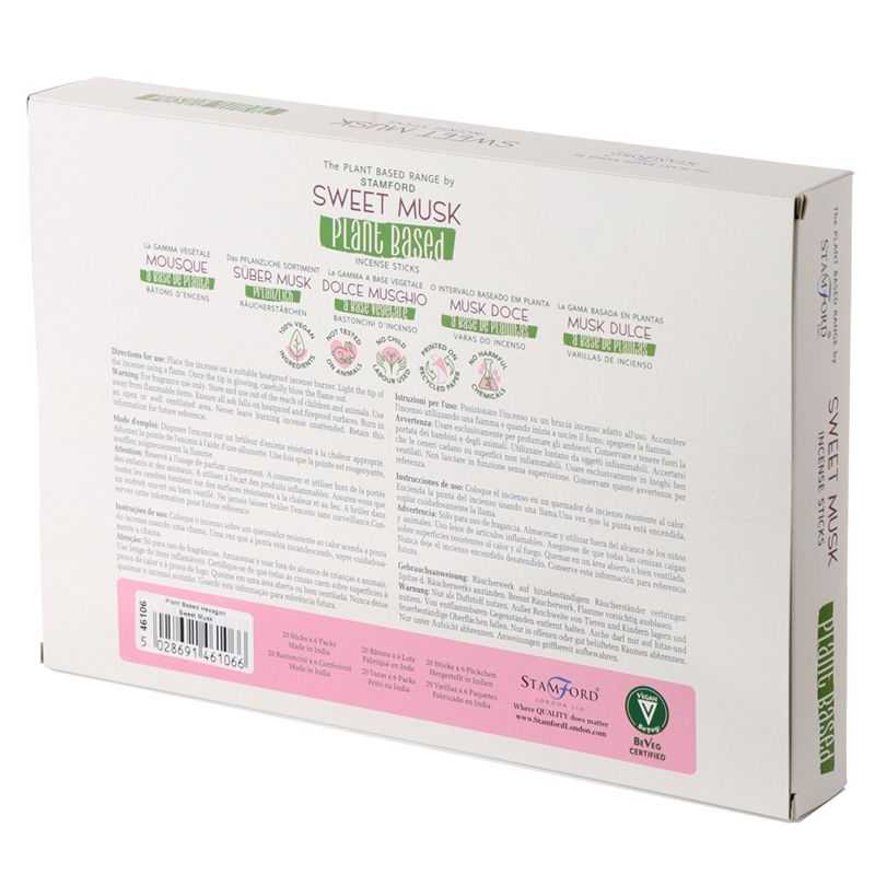 Plant Based Incense Sticks - Sweet Musk