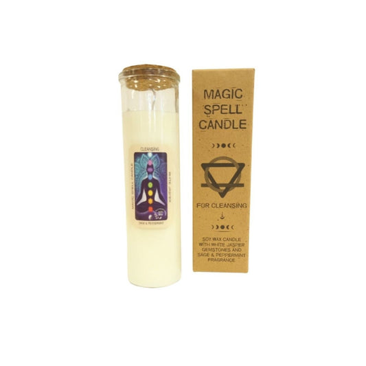 Manifestation Magic Spell Candle - Cleansing