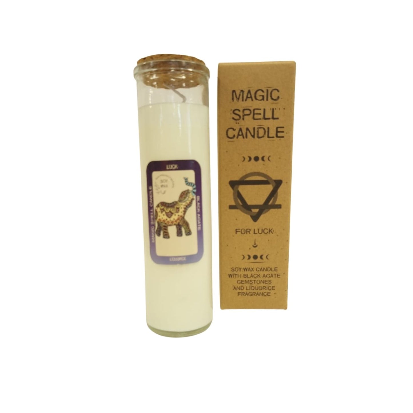 Manifestation Magic Spell Candle - Luck