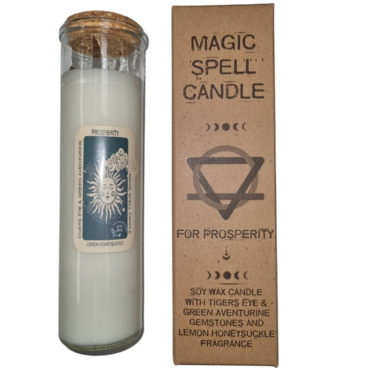 Manifestation Magic Spell Candle - Prosperity