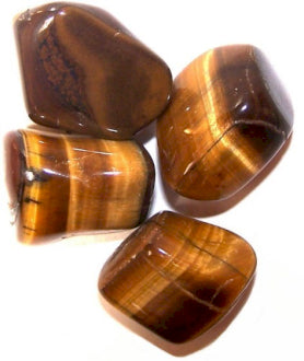 Pack of 24 Tumble Stone - Gold Tiger Eye M