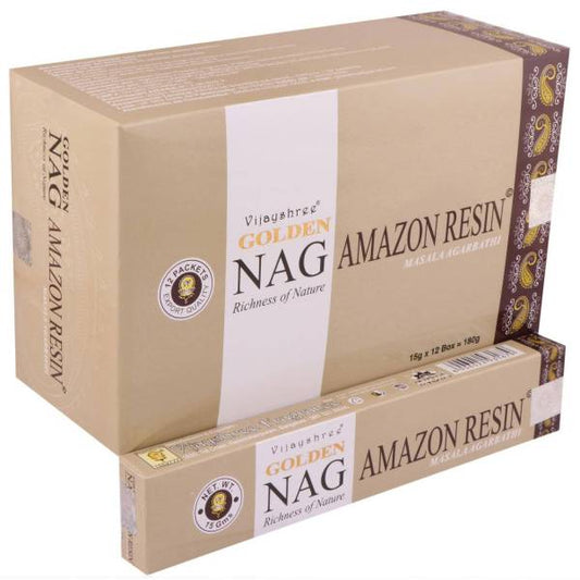 Golden Nag - Amazon Resin (Breuzinho) Incense Sticks