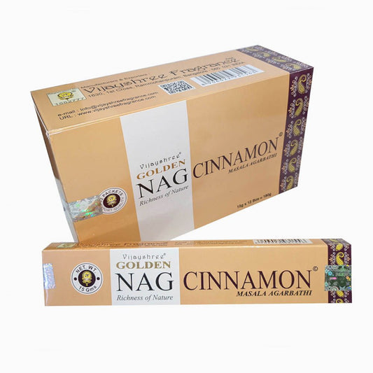 Golden Nag - Cinnamon Incense Sticks