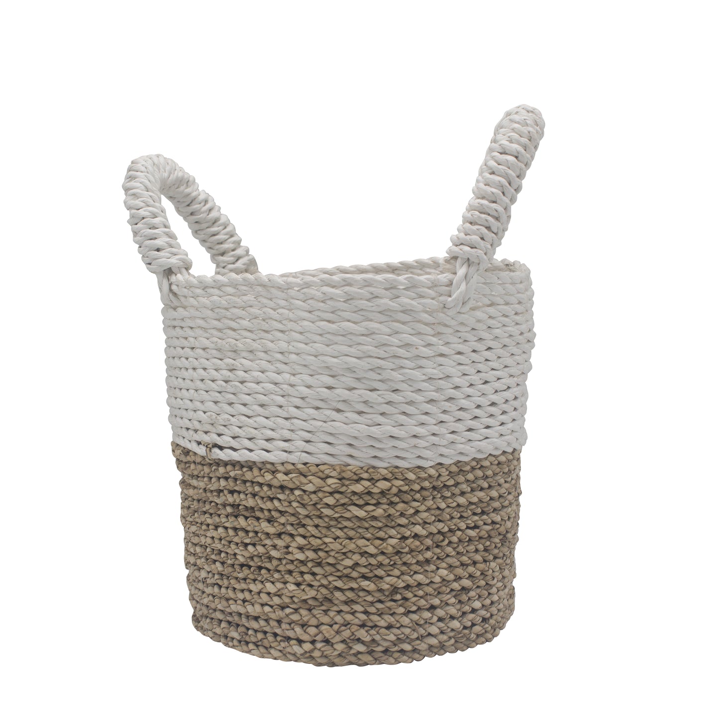 Seagrass Basket Set of 3 - Natural White