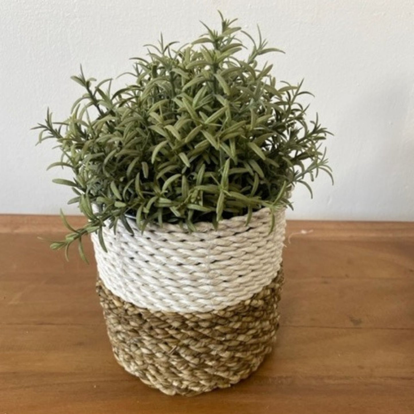 Seagrass Basket Set of 3 - Natural White