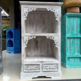 Albasia Cabinet - Whitewash