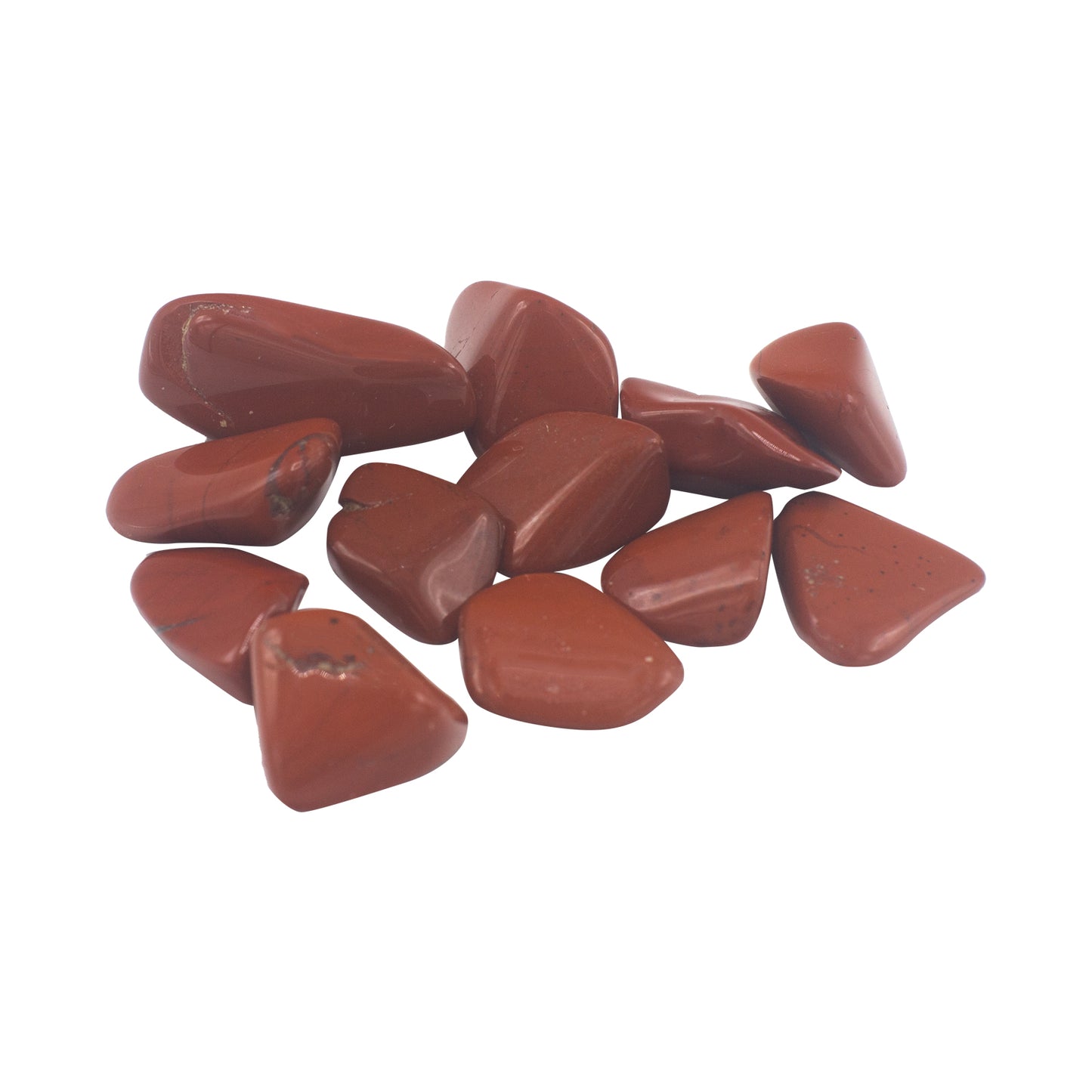 Pack of 24 L Tumble Stone - Jasper - Red