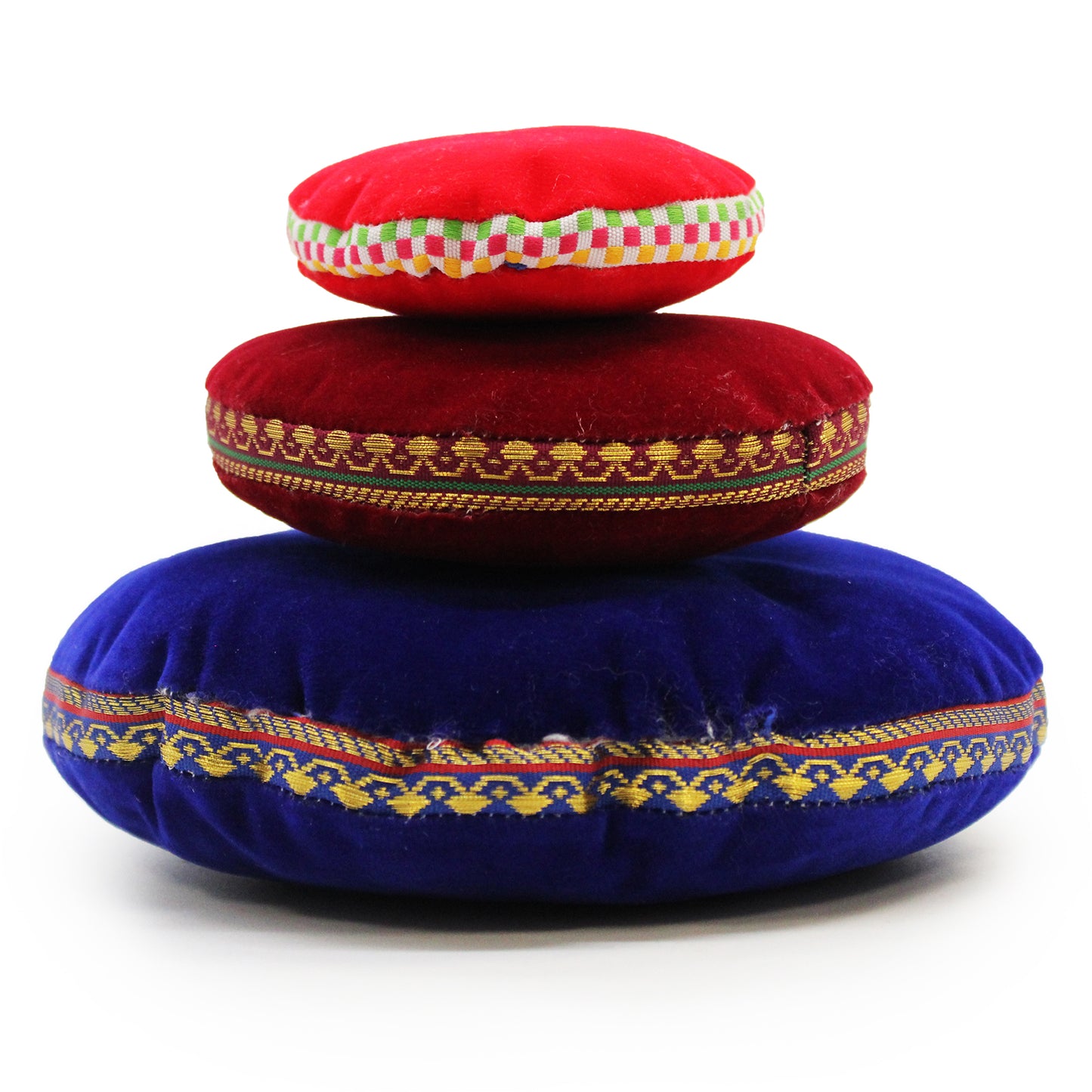 Singing Bowl Velvet Cushion - 7cm