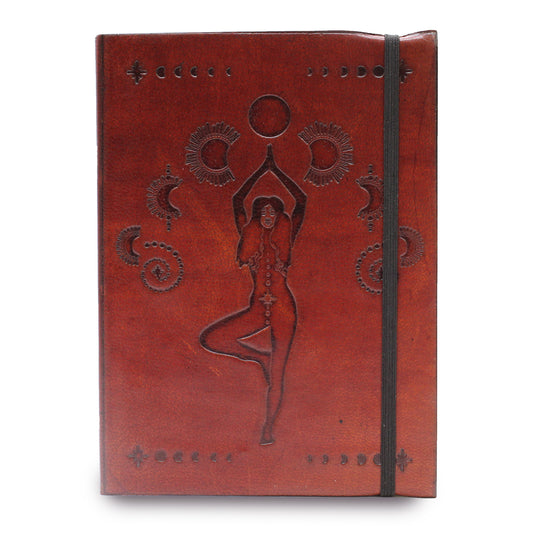 Medium Notebook with strap - Cosmic Goddess