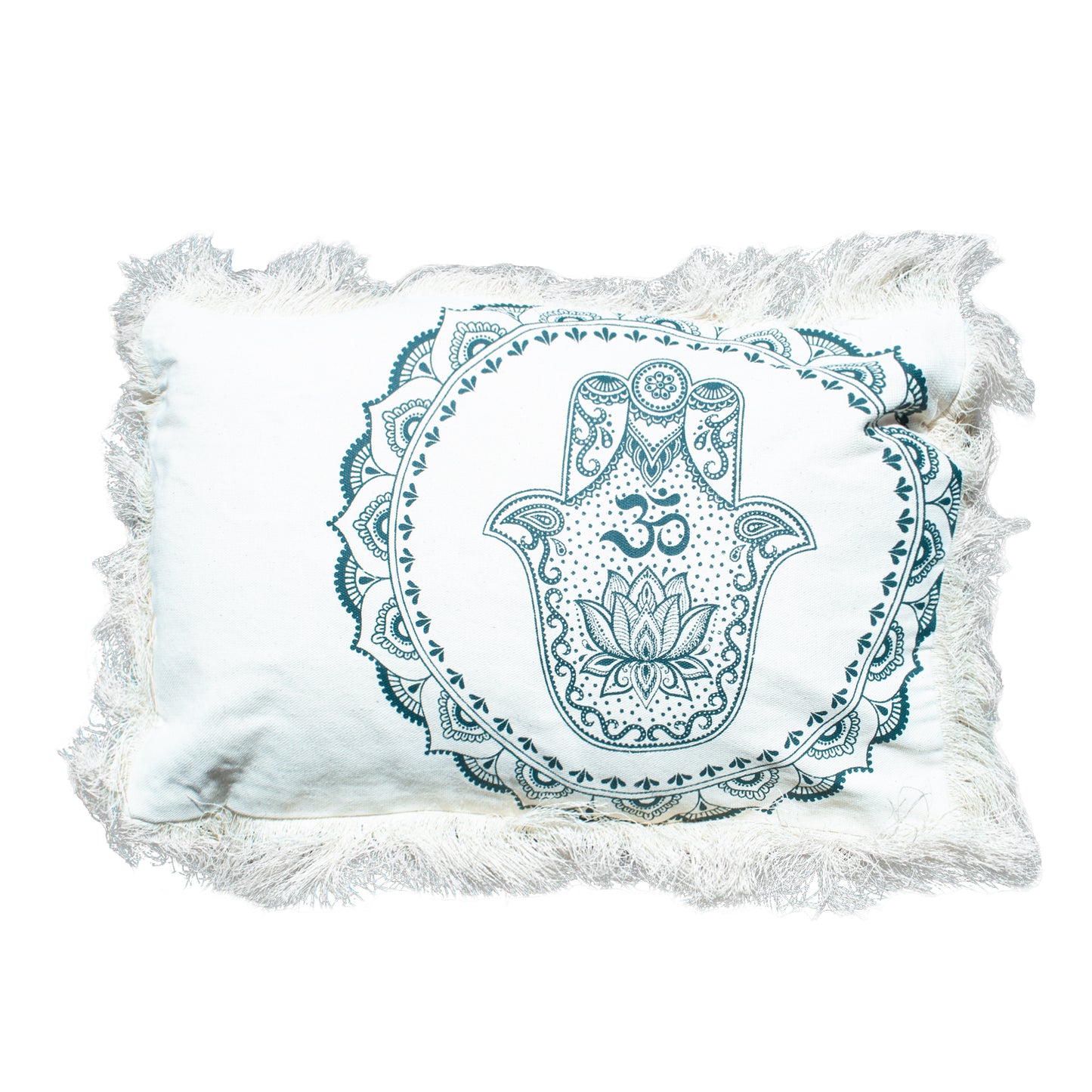 Hamsa Mandala Cushion Cover - 30x50cm - green